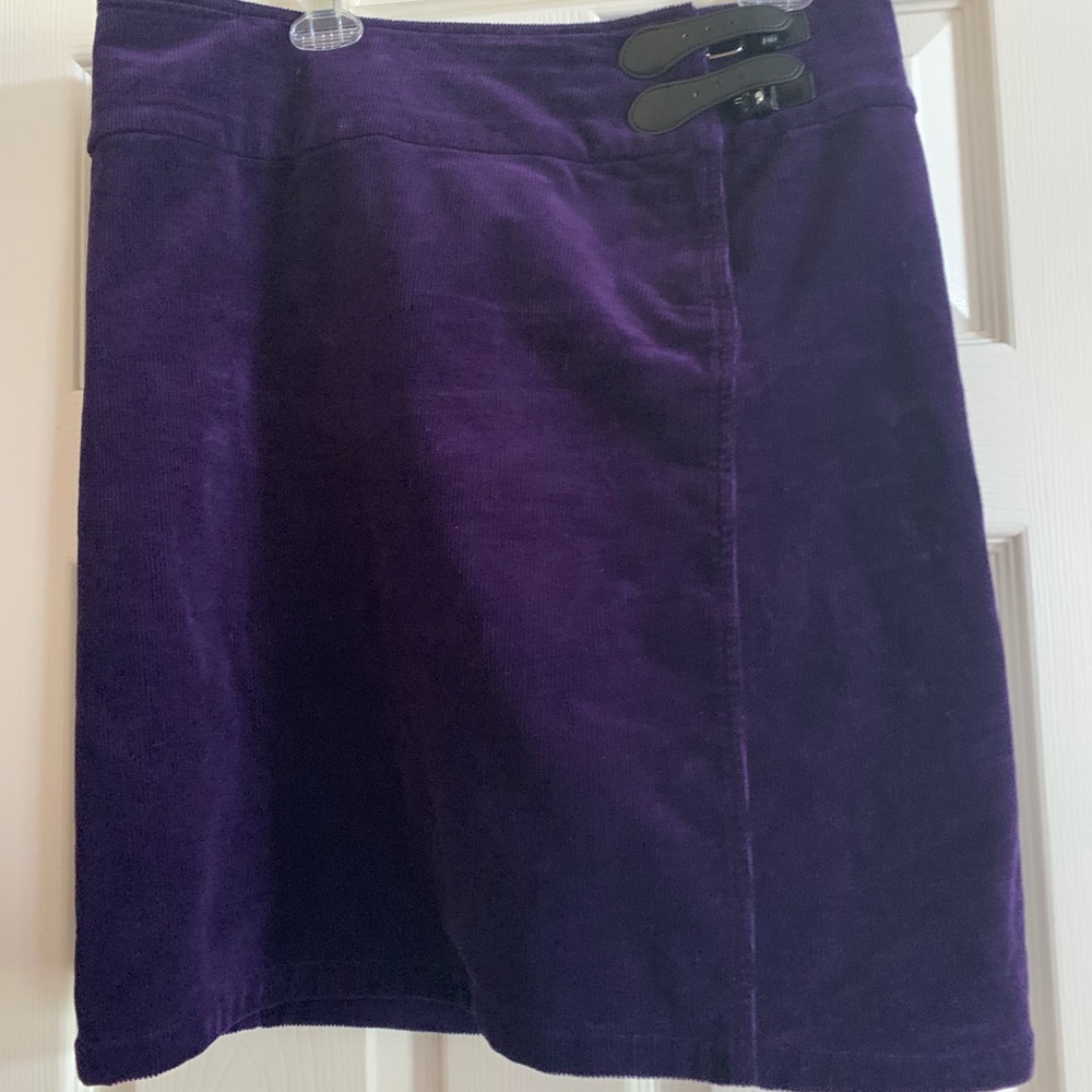 Royal purple skirt